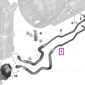 Țeavă admisie răcire ulei - BMW Cumpără acum