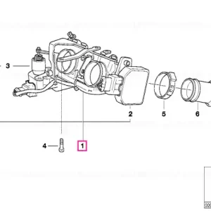 Noutate Ansamblu corp clapeta D=35MM - BMW Motorrad