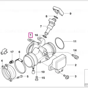 Clapetă stânga SW - BMW Motorrad Expediere rapidă