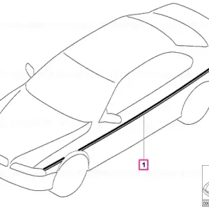 Benzi ornamentale ANTHRAZIT MET. - BMW Chilipir