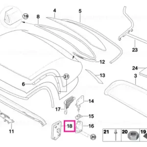 Suport capac ieșire aer stânga - BMW Cumpără online