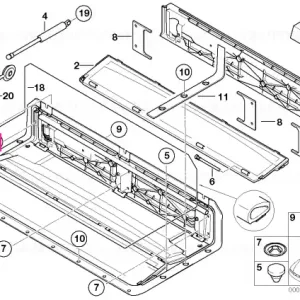 Clips asigurare axiala 20,5X7,6MM - BMW Cumpărături sigure