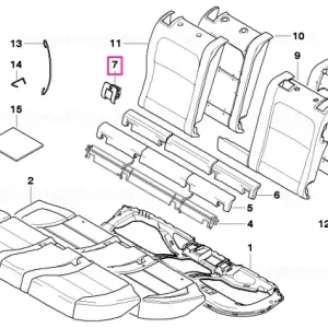 Capac Isofix GRAU - BMW Nu rata