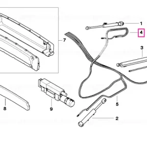 Set cabluri tijă tensionare stânga L31,L32 - BMW Ofertă limitată
