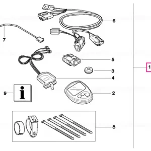 Retur ușor Kit retrofit calculator de bord - BMW Motorrad