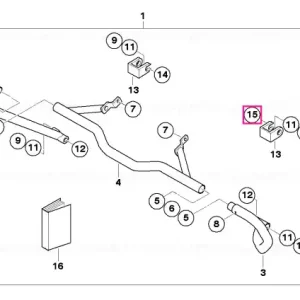 Reducere Bucșă distanțier DI=10,5 S=10MM - BMW Motorrad