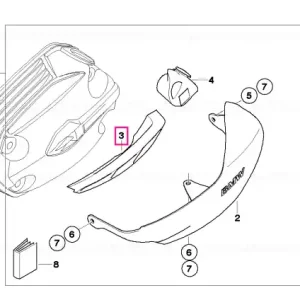 Limitator curs inferior dreapta - BMW Motorrad Doar azi