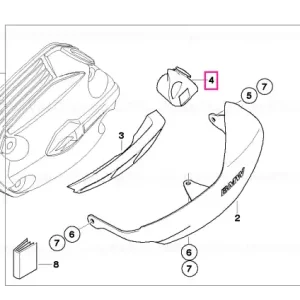 Limitator curs superior dreapta - BMW Motorrad Reducere de preț