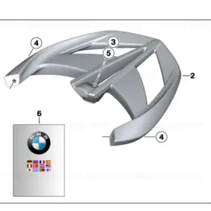Piese montaj grilă bagaje - BMW Motorrad Reducere