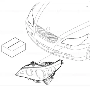 Comandă acum Kit retrofit faruri adaptive E60 - BMW