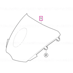Set parbriz colorat BRAUN - BMW Motorrad Comandă acum