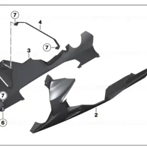 Kit instalare spoiler motor carbon - BMW Motorrad Discount