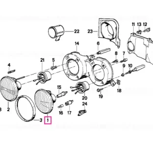 Vezi acum Insert reflector far apropiat dreapta HELLA - BMW