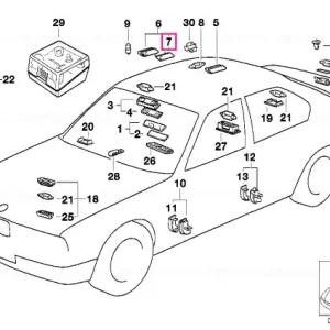 Retur gratuit Lentilă dreapta - BMW
