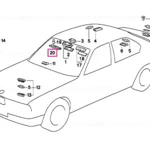 Reducere specială Lampă oglindă GRAU - BMW