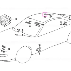 Vezi acum Lampă interior spate stânga PERL - BMW