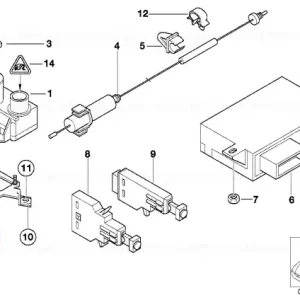 Retur gratuit Placa suport actuator - BMW