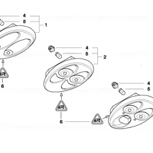 Ofertă de sezon Lampă lectură interior față - BMW - Mini
