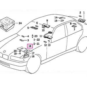 Suport lampă compartiment motor - BMW Ofertă de sezon