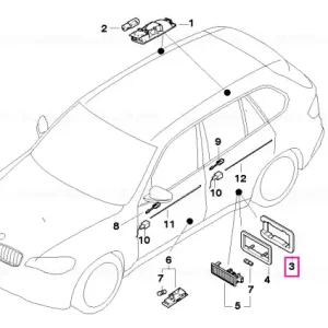 Reducere Suport cadru sustinere ANTHRAZIT - BMW