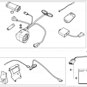 Mai ieftin Set piese mici alarma R850C/R1200C - BMW Motorrad