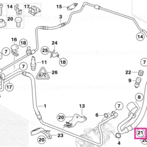 Reducere extra Suport conduct aspirare aer conditionat - BMW