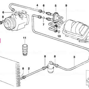 Conduct presiune compresor-condensator - BMW Discount