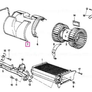 Carcasă ventilator - BMW Preferatul clienților