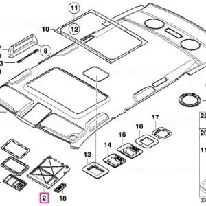 Capac motor acoperis glisant ANTHRAZIT - BMW Reducere