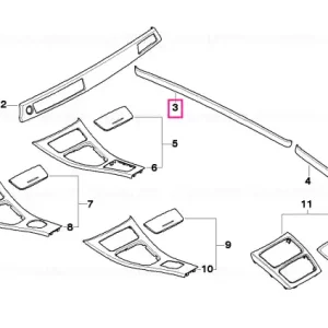 Tarim usa dreapta PIANOLACK SW - BMW Doar azi