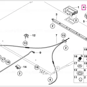 Tensor tragere, podea portbagaj - BMW Discount