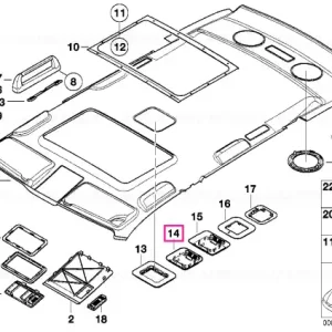 Capac senzor antiefractie ultrasonic SANDBEIGE - BMW Livrare gratuită