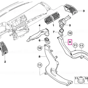 Conduct incalzire spate dreapta - BMW Reduceri