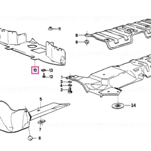 Cel mai bun preț Ecran compartiment motor - BMW
