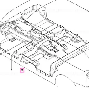 Acoperire podea spate HELLBEIGE - BMW Discount