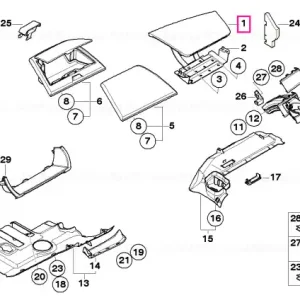 Capac airbag, SCHWARZ - BMW Ofertă specială