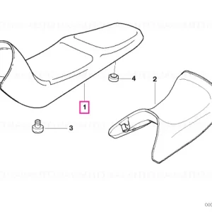 Bancă scaun joasă negru 780MM - BMW Motorrad Reducere