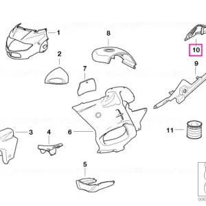 Partea caudală TITANSILBER - BMW Motorrad Reducere specială