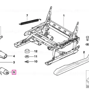 Cel mai vândut Ajustor vertical scaun electr. - BMW