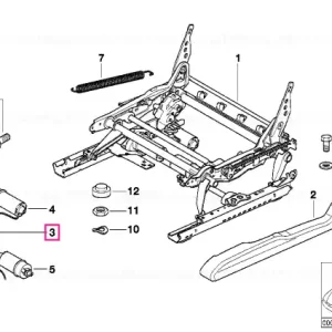 Actuator ajustare orizontală - BMW Doar azi