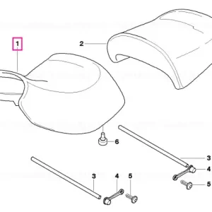 Scaun gri față, 840MM/860MM - BMW Motorrad Reducere extra