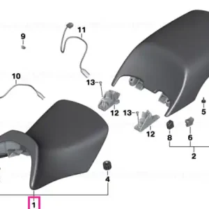 Calitate înaltă Scaun negru față - BMW Motorrad