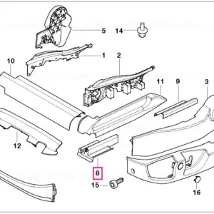 Capac față exterior stânga, TRÜFFELBRAUN - BMW Comandă acum