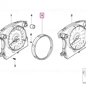 Ofertă de sezon Inel de finisare ANTHRAZIT - BMW - Mini