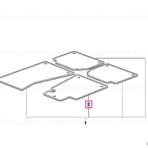 Covoraș podea sofer ULTRAMARIN - BMW Preț mic