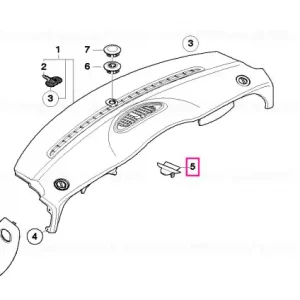 Plăcuță orb grilă aer proaspăt stânga - BMW - Mini Vezi acum