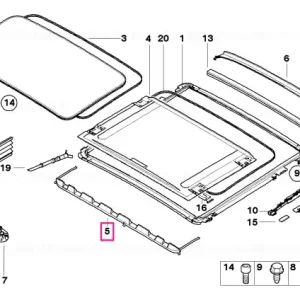 Chilipir Deflector curent aer - BMW