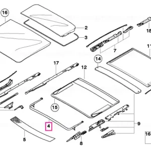 Chilipir Deflector curent aer - BMW
