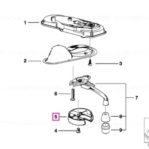 Transport gratuit Inel ornamental ARGINTIU SILBERGRAU - BMW