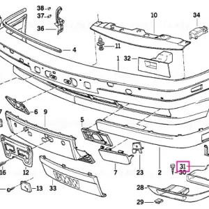 Canal aer frana spate dreapta - BMW Ieftin